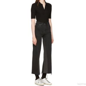 Re/done high rise wide leg 29